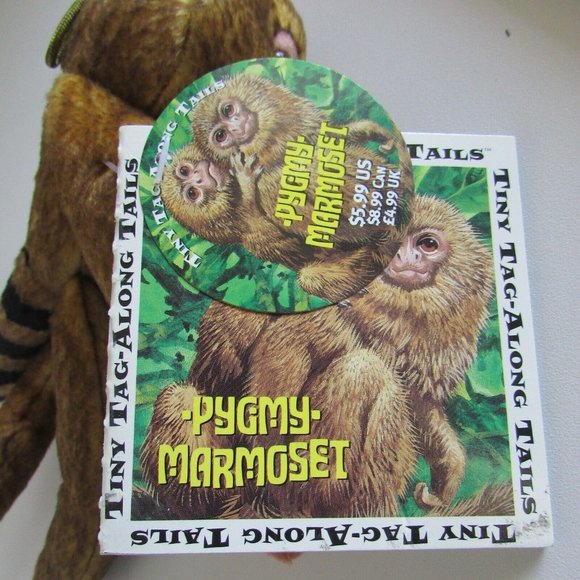 PYGMY MARMOSET MONEY 11" long total BENDABLE TAIL HOOK/LOOP PAWS Stuffed Animal - Picture 8 of 14